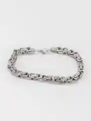 Серебряный браслет мужской, бисмарк