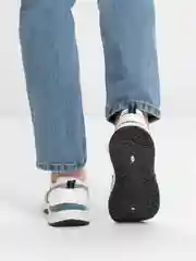 Синий меланж кроссовки мужские