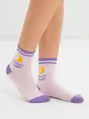 Белый носки женские с рисунком
