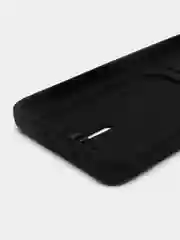 Черный чехол для Poco F5 Pro / Поко Ф5 Про, силиконовый, с карманом для карты