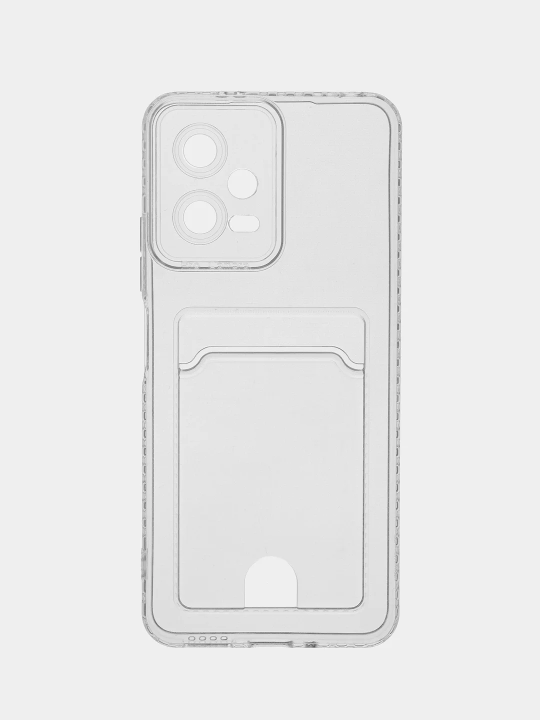 Прозрачный чехол для Xiaomi Poco X5 / Сяоми Поко Х5 прозрачный, с карманом для карты