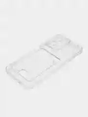 Прозрачный чехол для Xiaomi Poco X5 / Сяоми Поко Х5 прозрачный, с карманом для карты