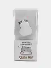Серый точилка пластиковая Cute Cat