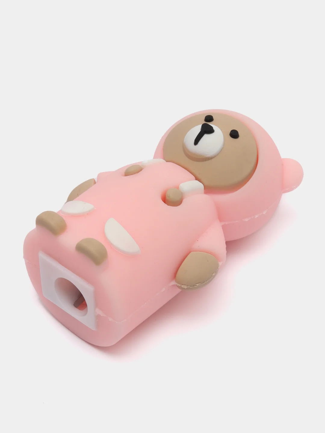 Розовый м-3013 точилка пластиковая Bear