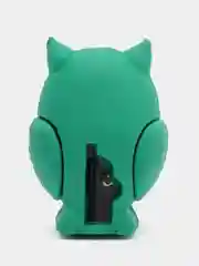 Лесной зеленый точилка пластиковая OWL, 1 отверстие для заточки