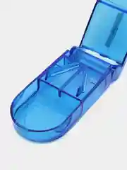 Синий таблеторезка / таблетница / делитель для таблеток
