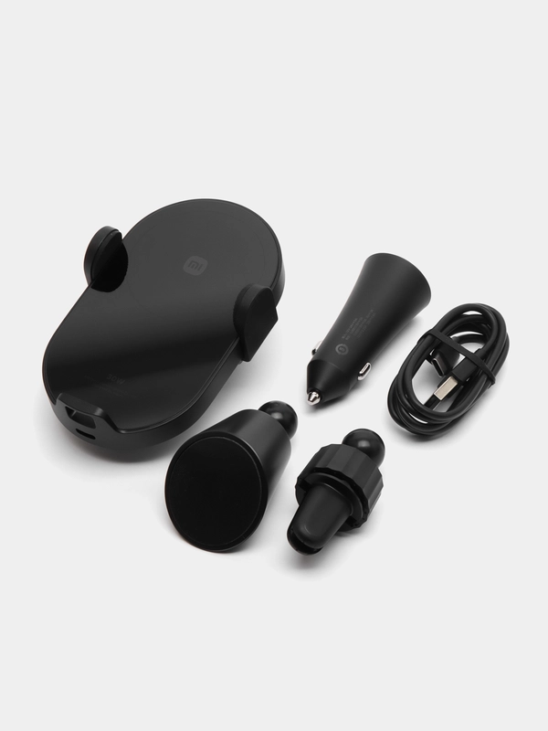 Держатель с беспроводной зарядкой Xiaomi Wireless Car Charger, 30W, W03ZM