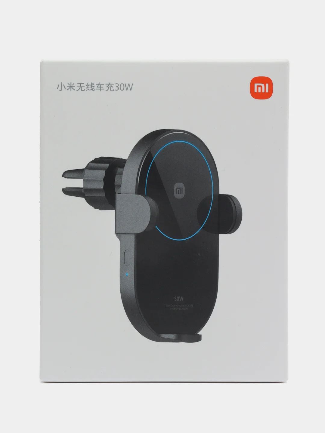 Держатель с беспроводной зарядкой Xiaomi Wireless Car Charger, 30W, W03ZM