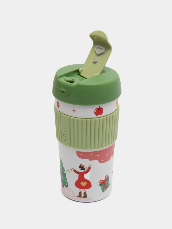 Термокружка Xiaomi Kiss Kiss Fish Rainbow Cartoon, 490 ml