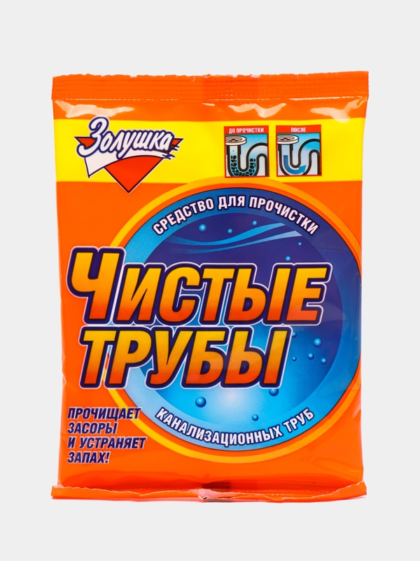 Средство для прочистки канализационных труб, порошок "Чистые трубы", 90 г