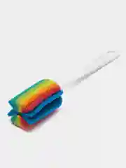Разноцветный губка, ершик, щетка для мытья посуды, стаканов, бокалов, бутылочек