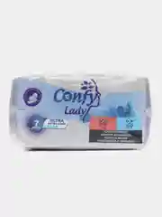 Прокладки гигиенические CONFY Lady ULTRA EXTRALONG, п/э, 7 шт