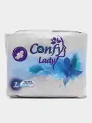 Прокладки гигиенические CONFY Lady ULTRA EXTRALONG, п/э, 7 шт