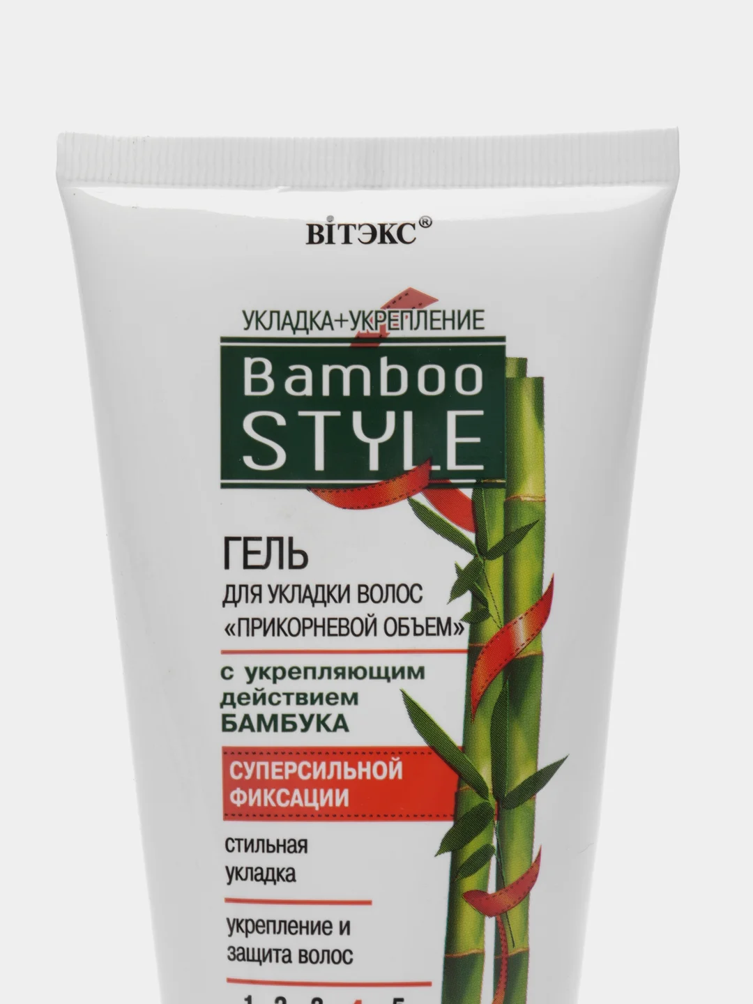 Гель для укладки волос Витэкс Bamboo STYLE "Прикорневой объем" суперсильной фиксации, 150 мл