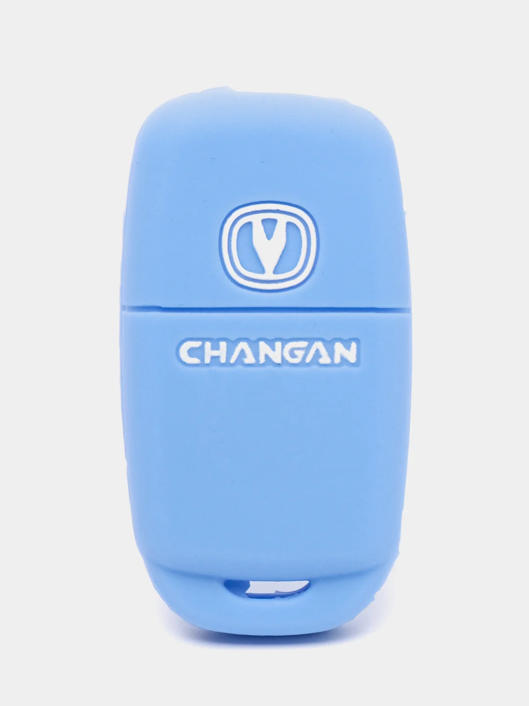 Голубой чехол для выкидного ключа Changan Alsvin, CS75FL, CS55, CS35, Eado, силиконовый