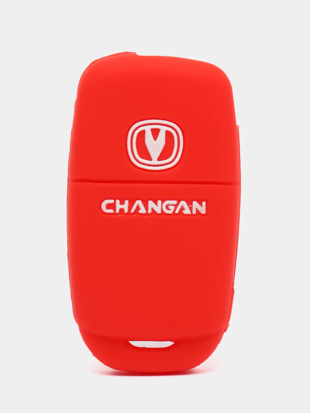 Красный чехол для выкидного ключа Changan Alsvin, CS75FL, CS55, CS35, Eado, силиконовый