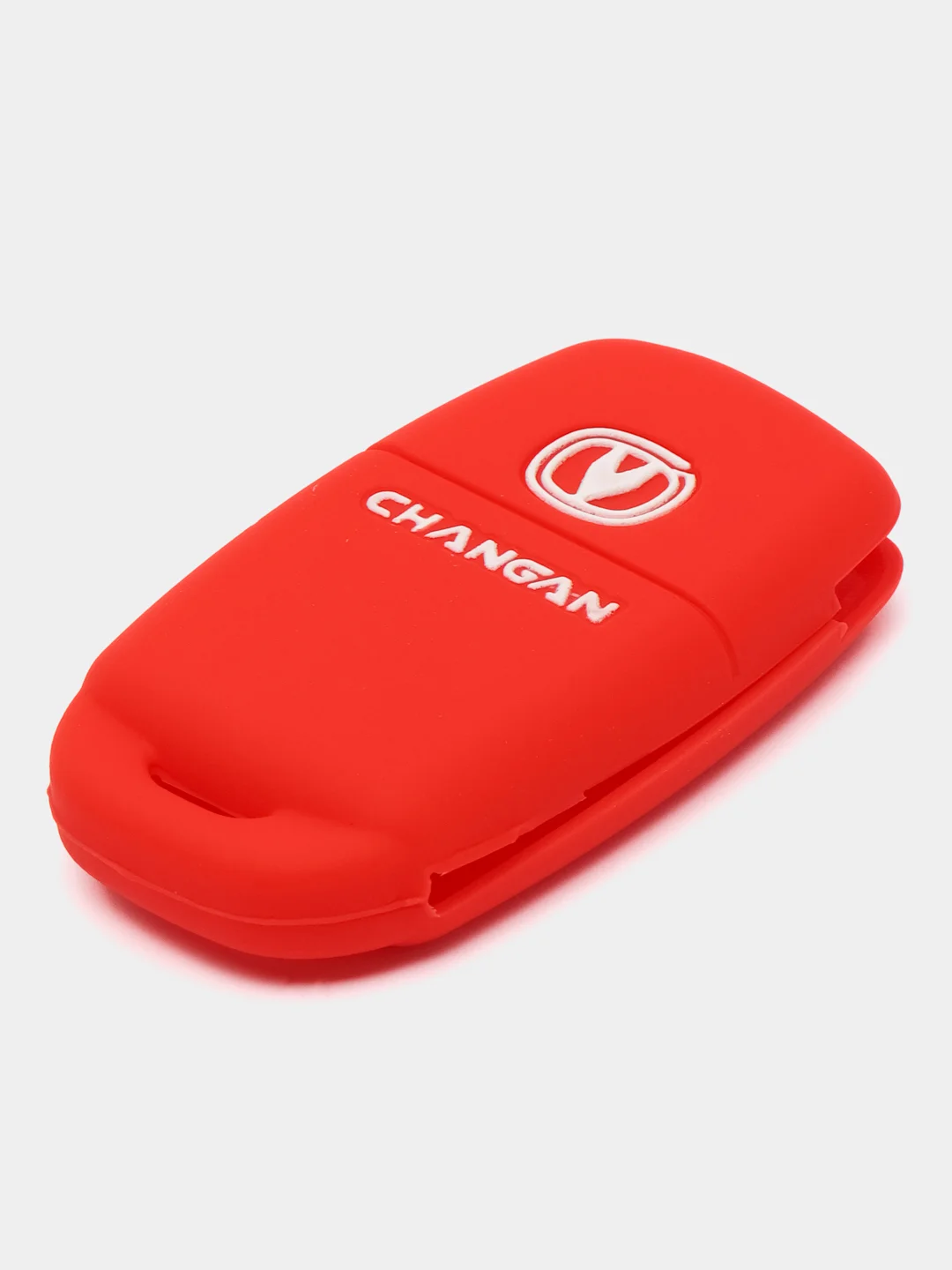 Красный чехол для выкидного ключа Changan Alsvin, CS75FL, CS55, CS35, Eado, силиконовый