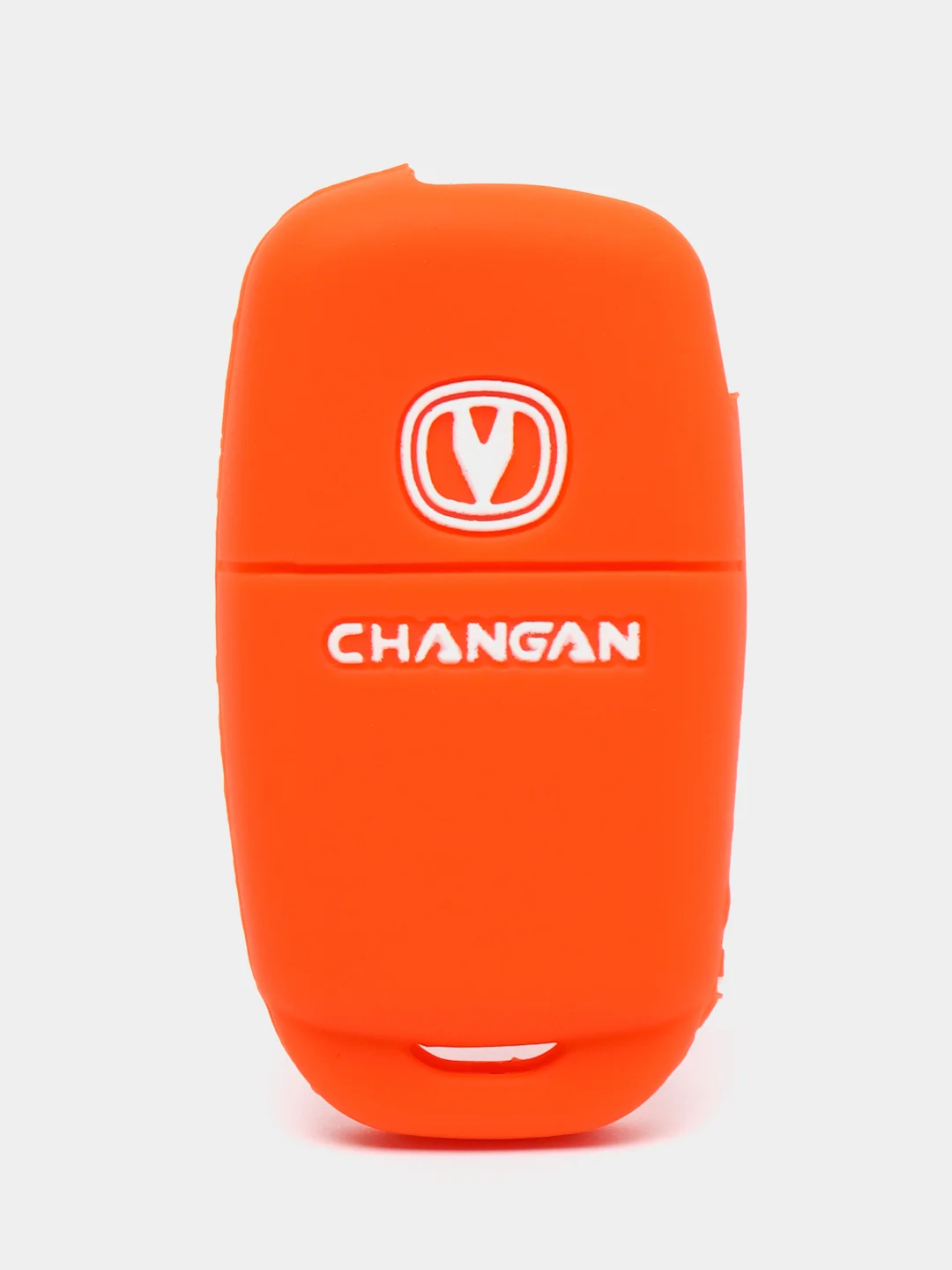 Оранжевый чехол для выкидного ключа Changan Alsvin, CS75FL, CS55, CS35, Eado, силиконовый