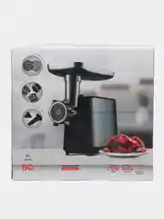 Черный мясорубка электрическая BQ MG1000, электромясорубка, 2100 Вт, система реверс