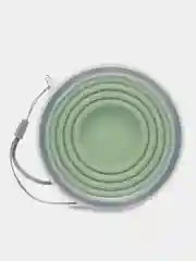Бирюзовый складной стакан, силиконовый