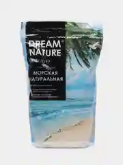 Соль для ванн Dream Nature "Морская натуральная", пакет, 900 г
