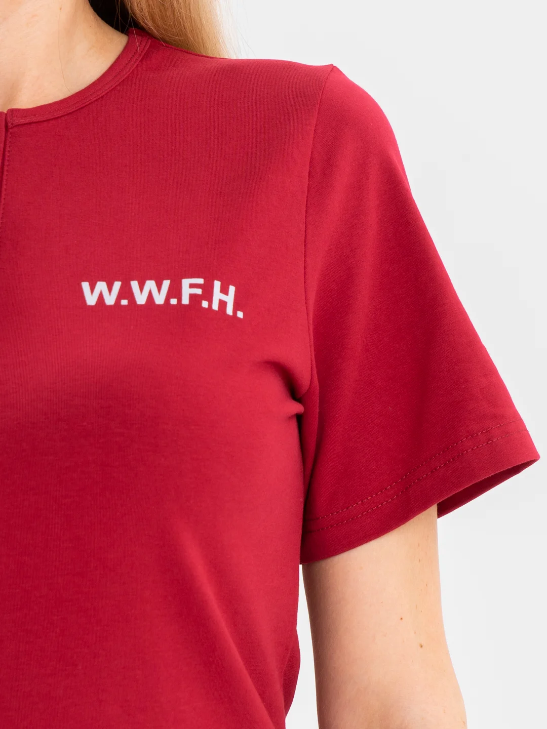 Платье женское W.W.F.H, КЛП1465П2, бордовый