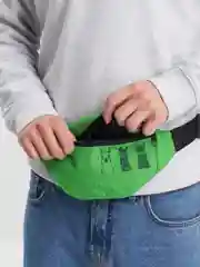 Зеленый поясная сумка, через плечо, с принтом