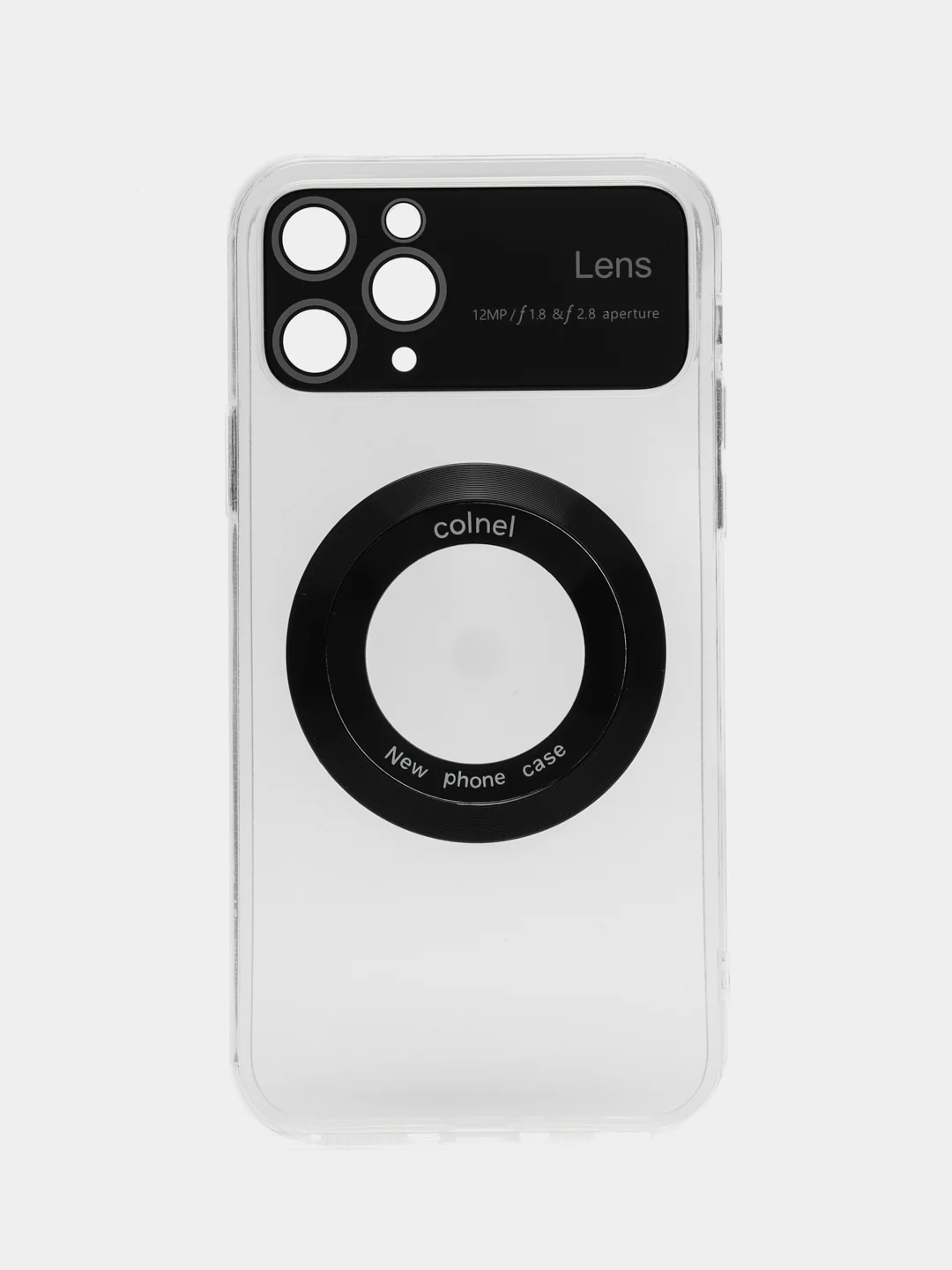 Черный чехол Magsafe iPhone 14 13 12 11 Pro Max Mini Plus + магсейф айфон прозрачный