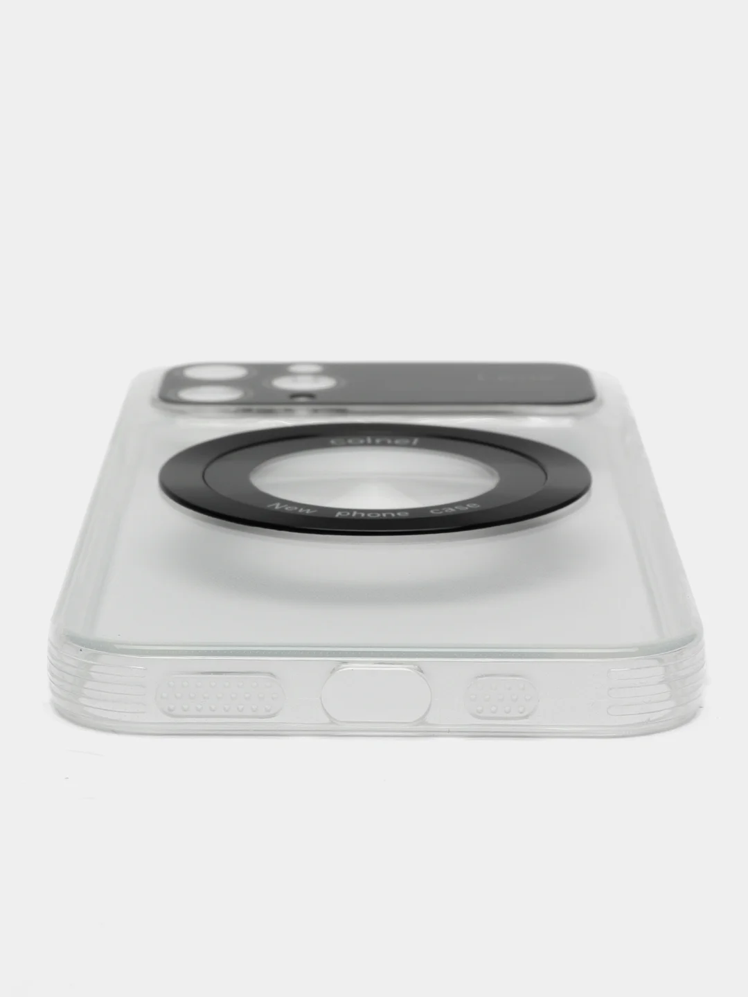 Черный чехол Magsafe iPhone 14 13 12 11 Pro Max Mini Plus + магсейф айфон прозрачный