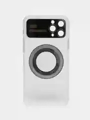 Розовый чехол Magsafe iPhone 14 13 12 11 Pro Max Mini Plus + магсейф айфон прозрачный