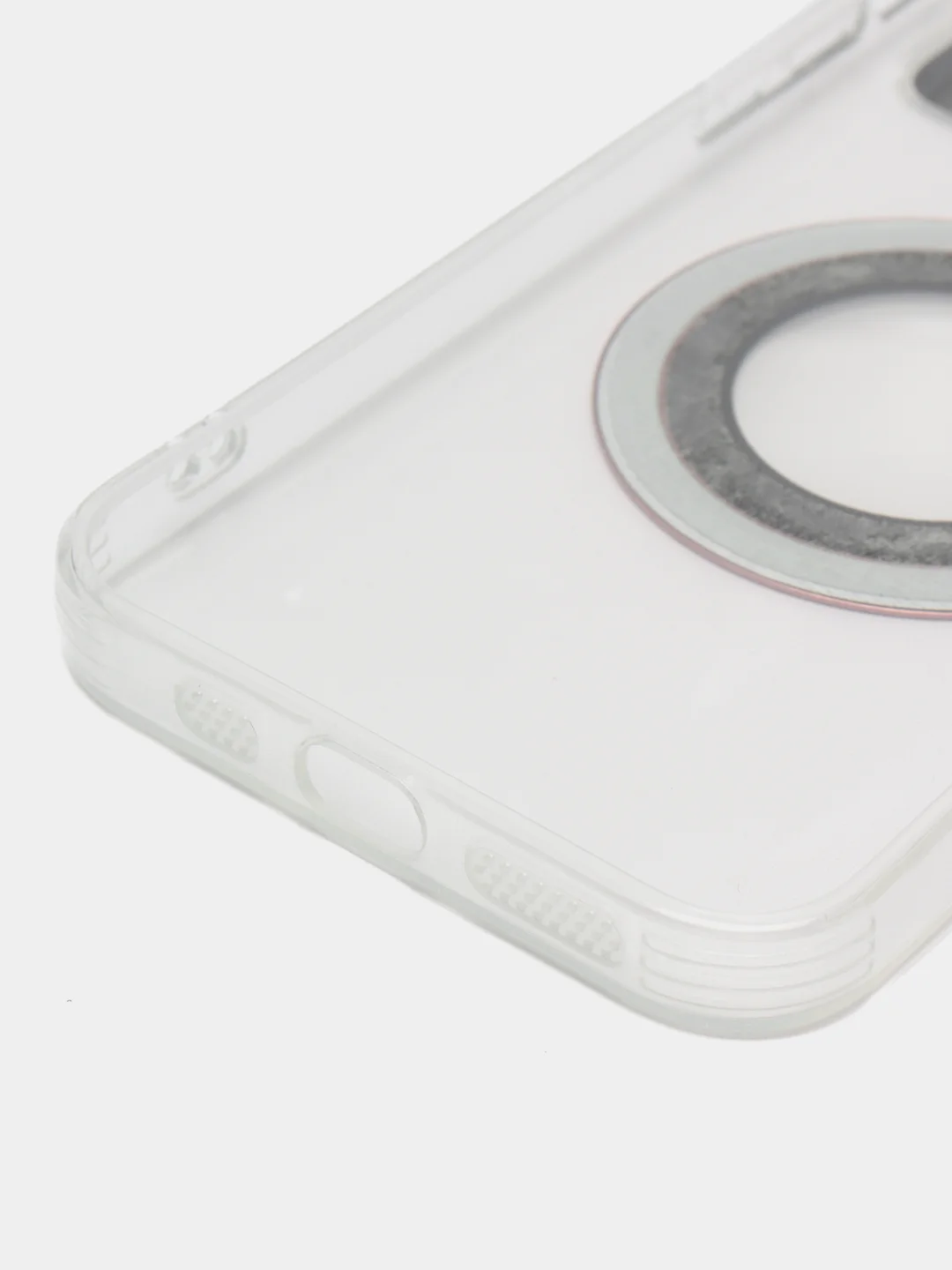 Розовый чехол Magsafe iPhone 14 13 12 11 Pro Max Mini Plus + магсейф айфон прозрачный