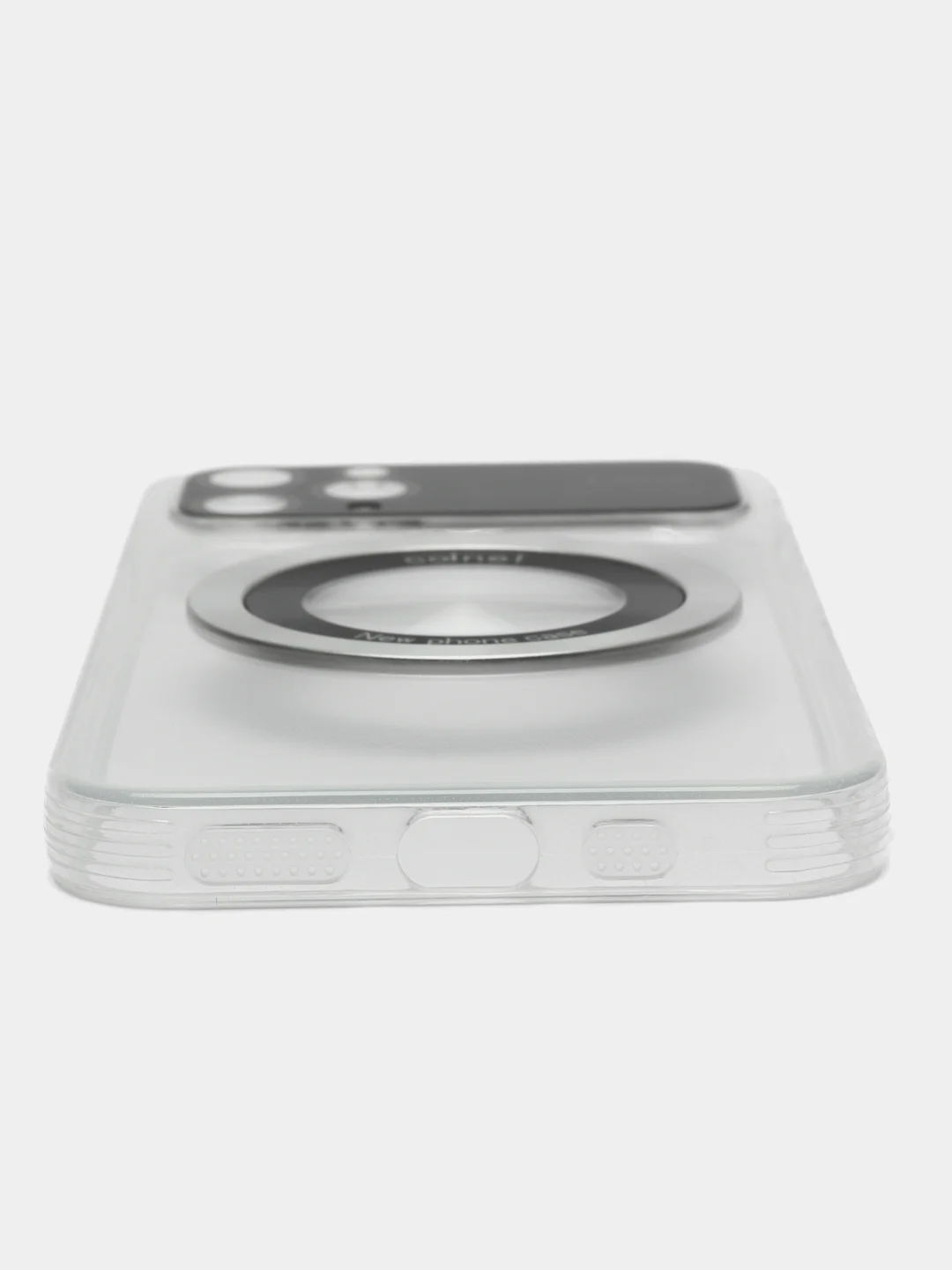 Розовый чехол Magsafe iPhone 14 13 12 11 Pro Max Mini Plus + магсейф айфон прозрачный