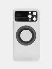 Розовый чехол Magsafe iPhone 14 13 12 11 Pro Max Mini Plus + магсейф айфон прозрачный