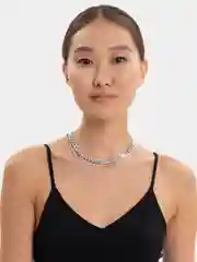 Не темнеет/Многослойное колье под серебро/ Многослойное колье под золото/ Колье на шею