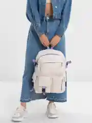 Белый рюкзак школьный для девочки, для мальчика