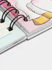 Индиго блокнот с закладками, на пружине, яркий блокнот для мальчиков и девочек, подарок 8 марта