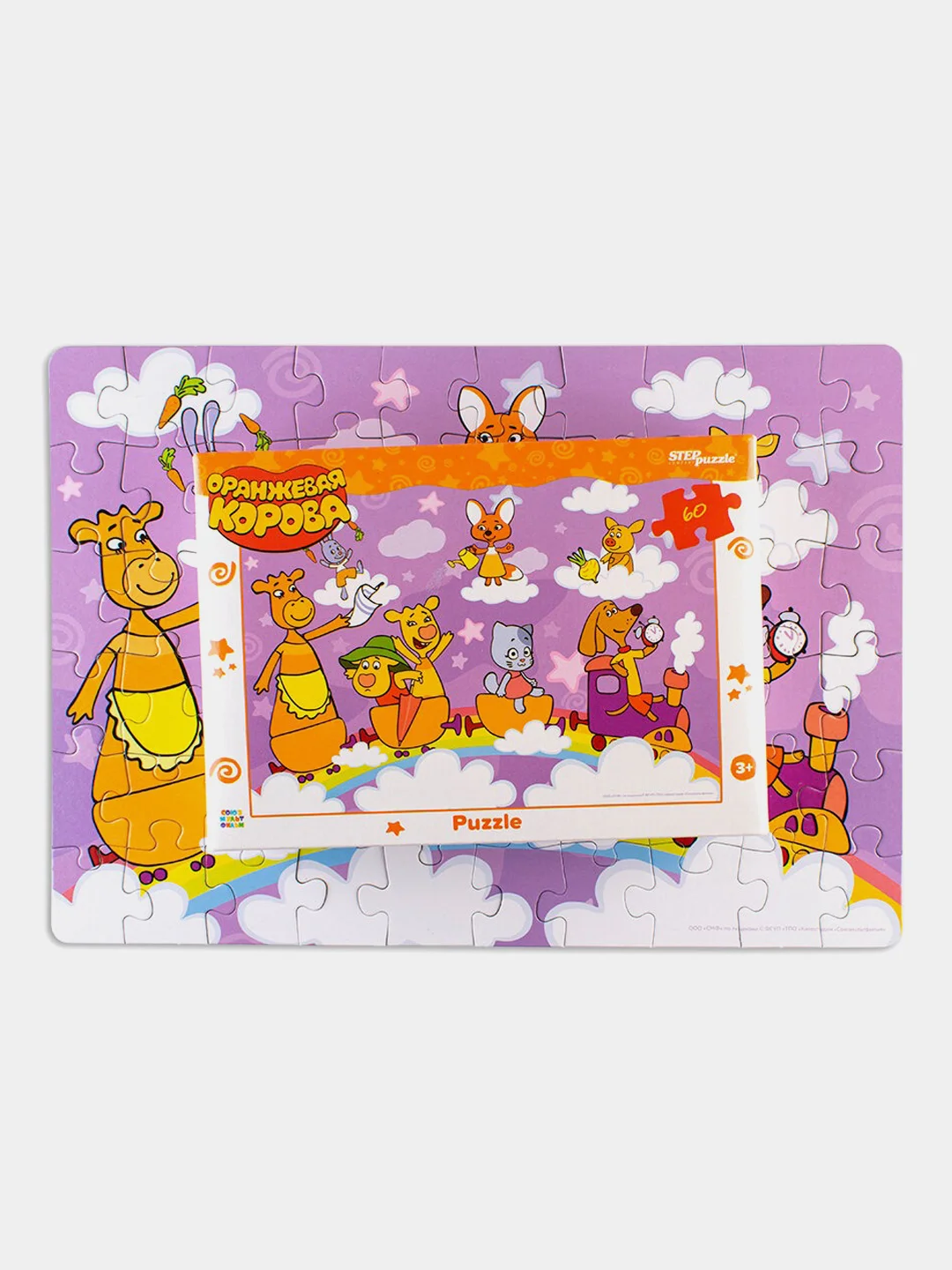 Мозаика "puzzle" 60 "Оранжевая корова"