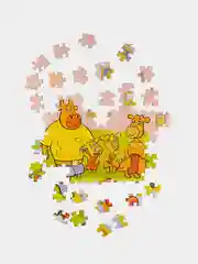 Мозаика "puzzle" 104 "Оранжевая корова" (С/м)