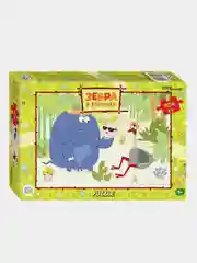 Мозаика "puzzle" 104 "Зебра в клеточку" (С/м)