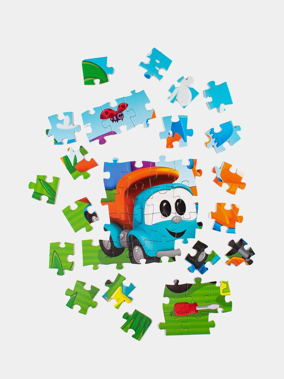 Мозаика "puzzle" 104 "Грузовичок Лёва" (ООО "Первый проект")
