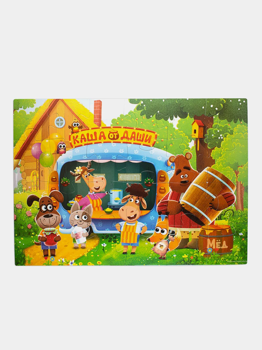 Мозаика "puzzle" maxi 24 "Буренка Даша" (Riki)