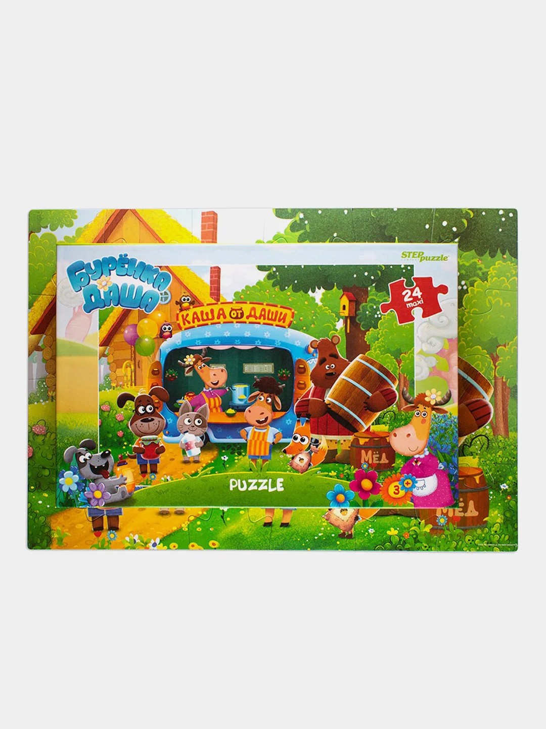 Мозаика "puzzle" maxi 24 "Буренка Даша" (Riki)