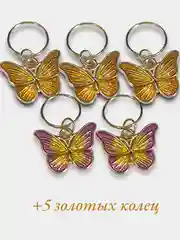 Тёмно-серый кольца для косичек, 5-20 штук