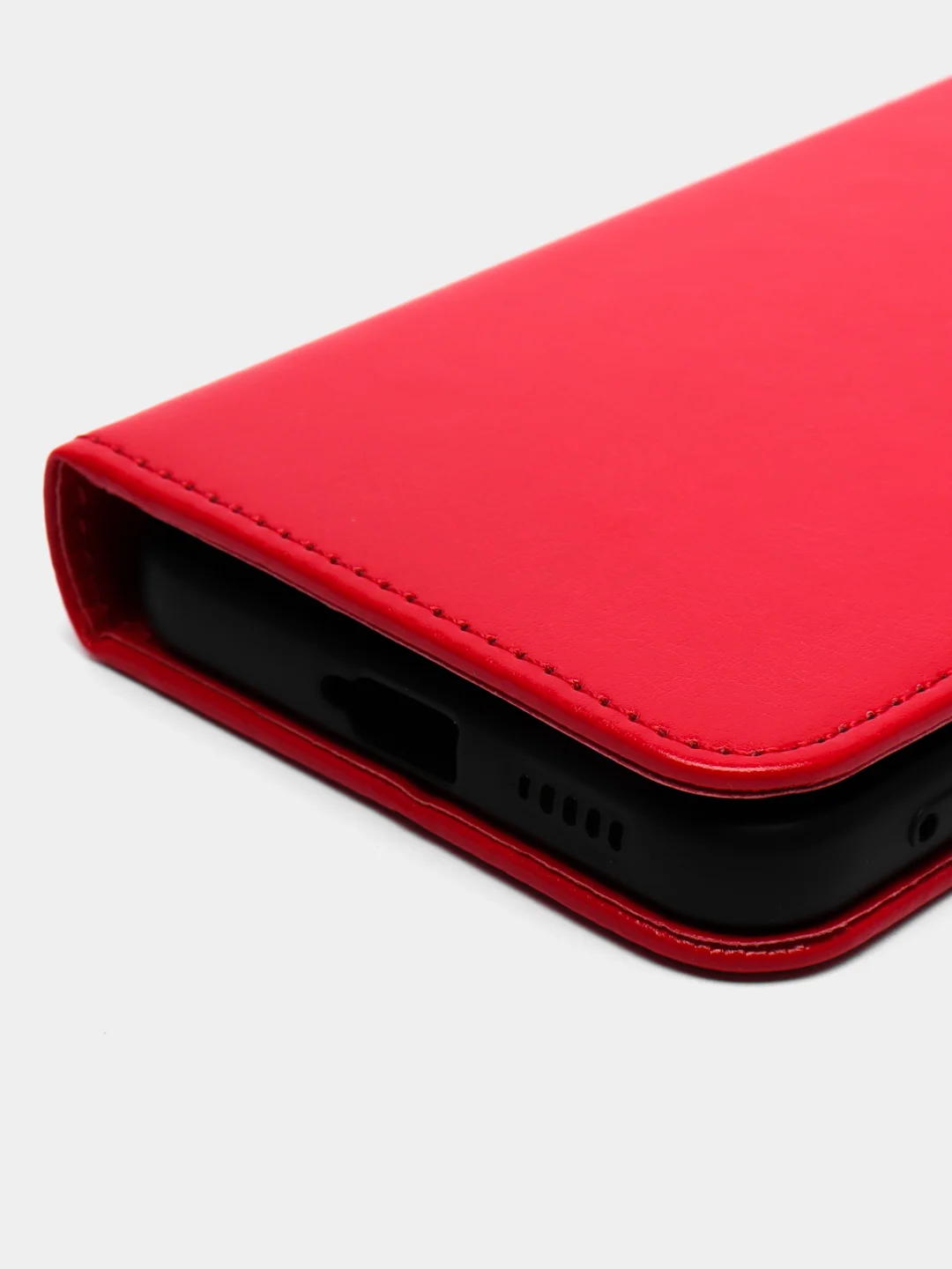 Красный чехол-книжка, с магнитной застежкой для Vivo V25 / V25E (Виво В25 / В25Е)