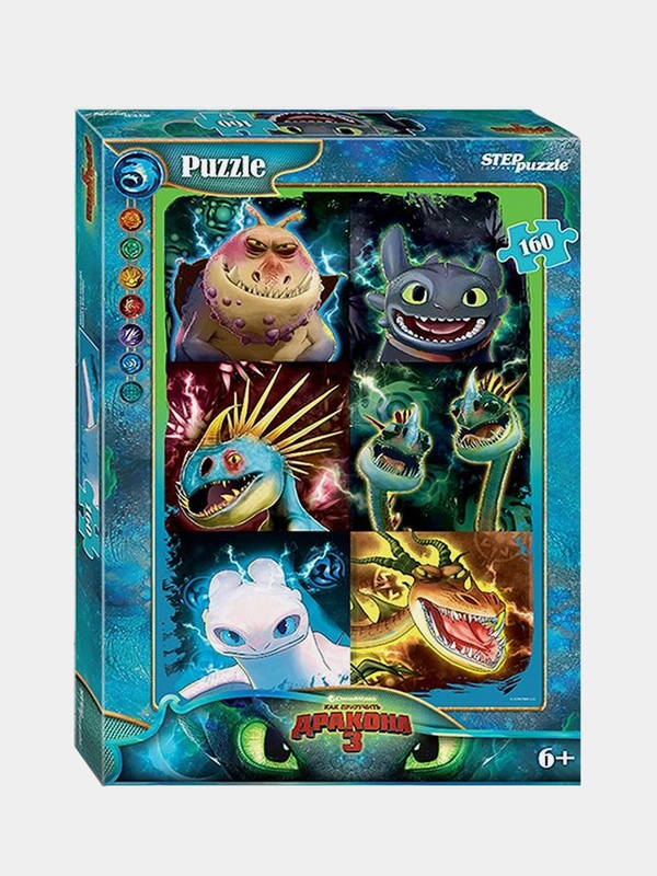 Мозаика "puzzle" 160 "Как приручить дракона - 3" (DreamWorks)