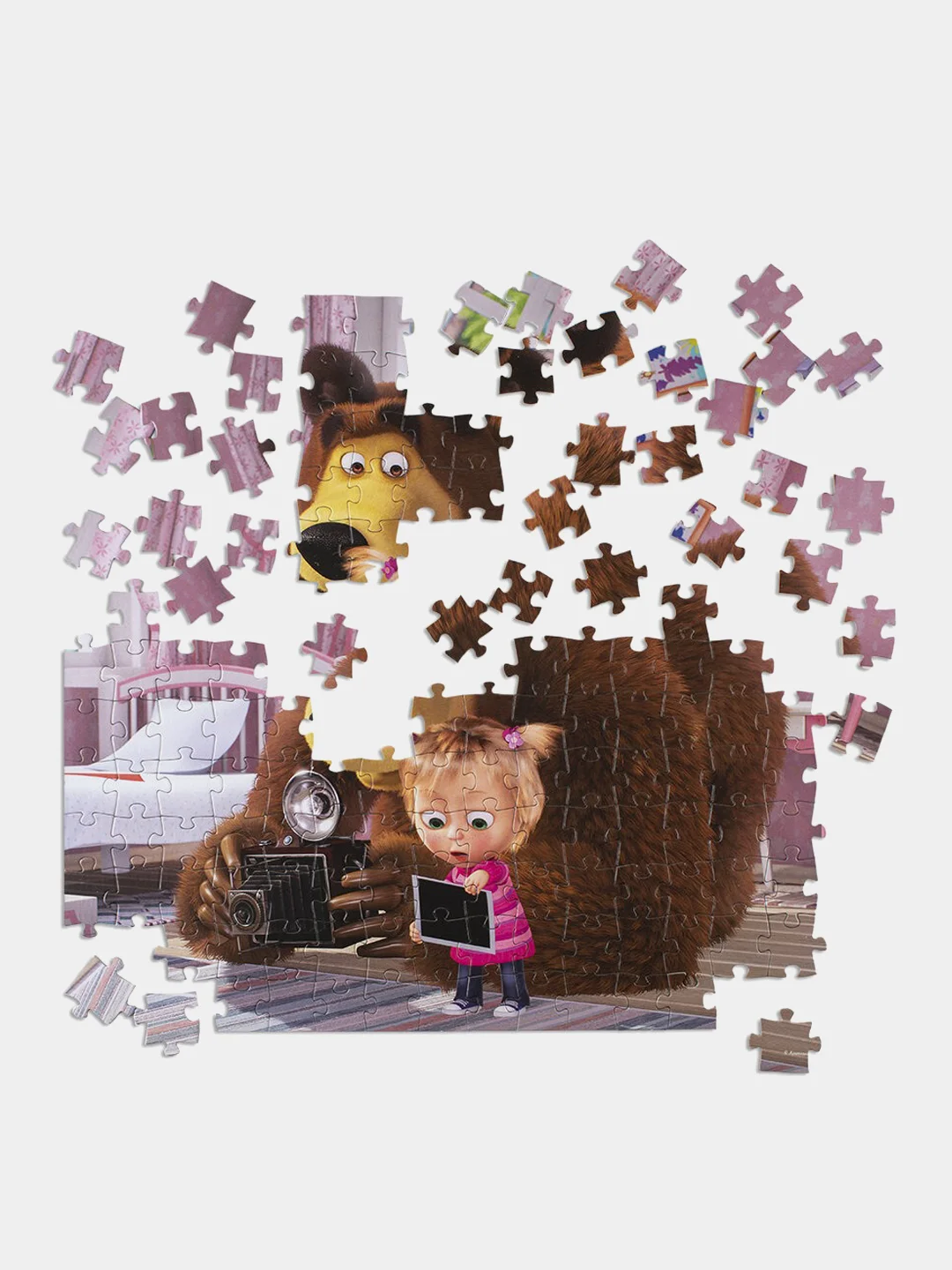 Мозаика "puzzle" 160 "Маша и Медведь (нов.)" (Анимаккорд)