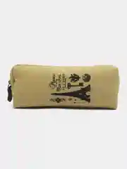 Серый пенал школьный