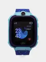 Голубой детские умные часы с GPS, с обратным звонком, кнопкой SOS, камера