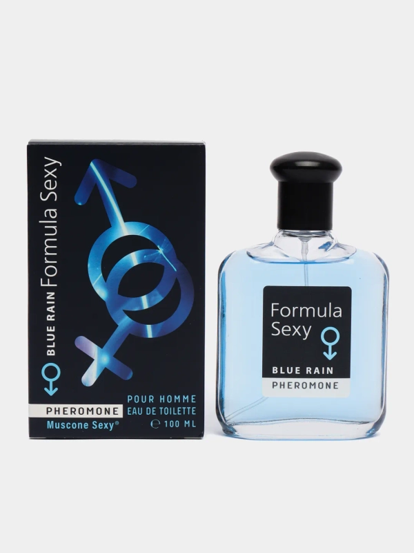 Туалетная вода мужская с феромонами Formula Sexy Blue Rain, 100 мл
