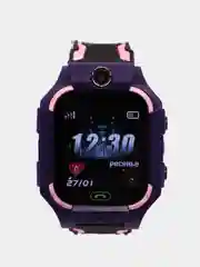Фиолетовый детские умные часы с GPS, с обратным звонком, кнопкой SOS, камера